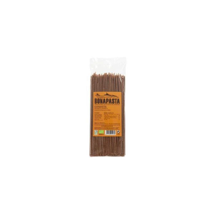 BONAPASTA Espaguetis Integrales de Espelta 500g Eco - Pasta Alimenticia Ecológica