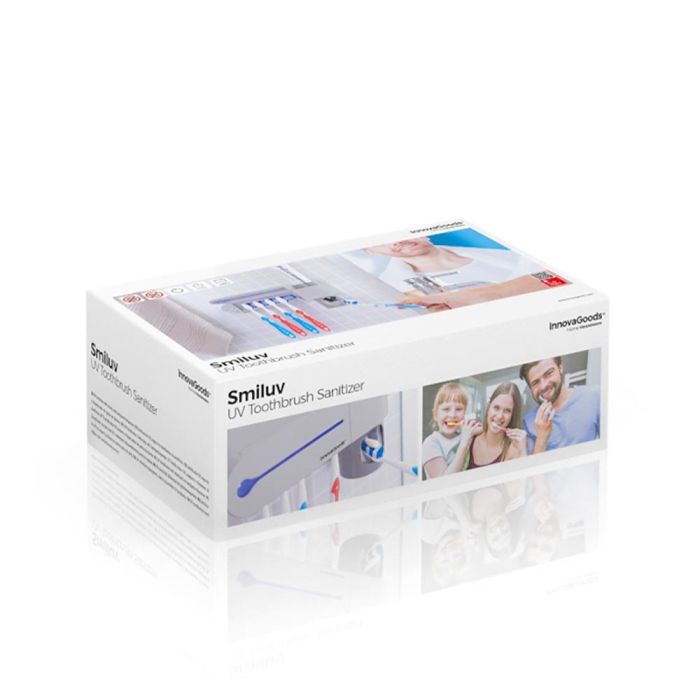 Esterilizador UV de Cepillos Dentales con Soporte y Dispensador de Dentífrico Smiluv InnovaGoods 7