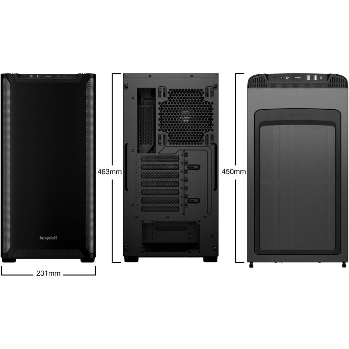 be quiet! PURE BASE 501 Negra Midi Tower PC Negro 1
