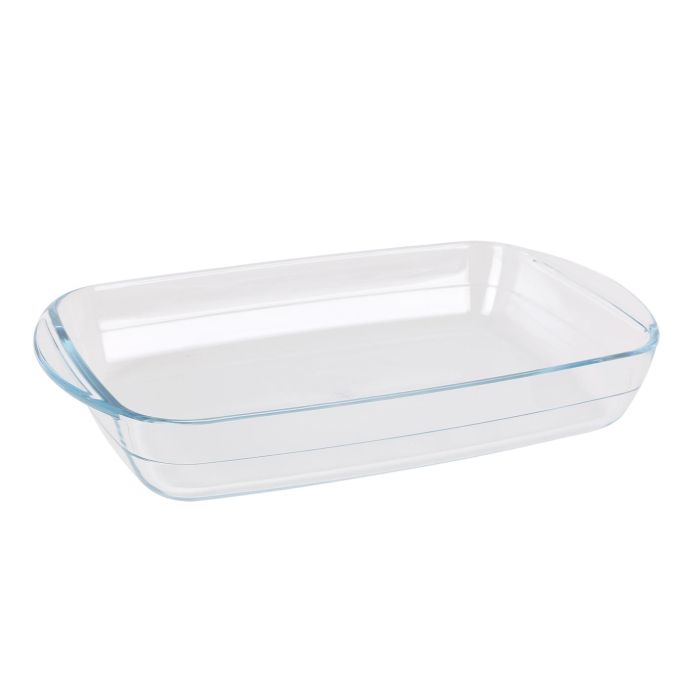 Fuente de vidrio rectangular Quttin 32.5x20 cm 2.2L (7 Unidades) 1 Fuente de vidrio rectangular Quttin 32.5x20 cm 2.2L (7 Unidades) 1