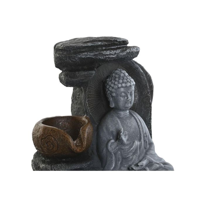 Fuente Oriental DKD Home Decor Gris 18 x 22 x 18 cm (2 Unidades) 1