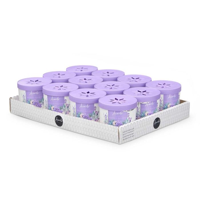Ambientador De Gel 190Gr Lavanda Acorde 8CM (24 Unidades) 2 Ambientador De Gel 190Gr Lavanda Acorde 8CM (24 Unidades) 2