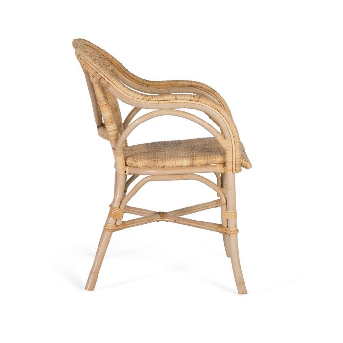 Giner y Colomer - Lote de 2 Sillones con Brazos en Bambú Natural y Rattan, 84x55x63 cm 2