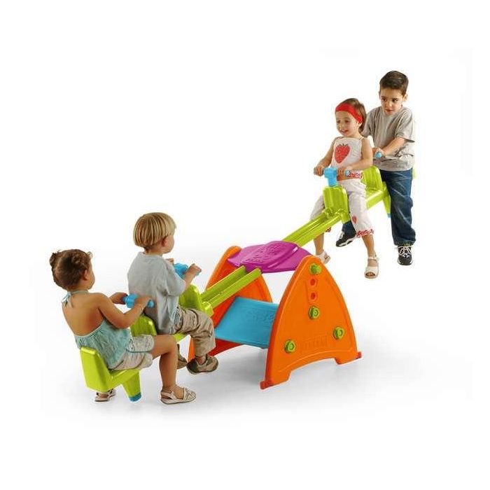 Feber Balancín Sube y Baja See Saw 2x2 para 4 niños, 60x234x97 cm, Edad 3-8 años 1 Feber Balancín Sube y Baja See Saw 2x2 para 4 niños, 60x234x97 cm, Edad 3-8 años 1