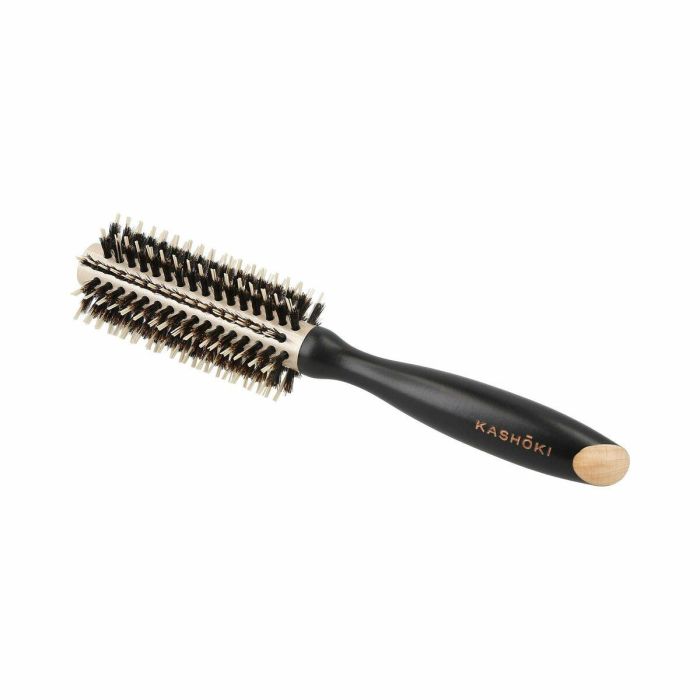 Kashōki Natural Beauty Cepillo Redondo de Madera 18mm Cerdas Jabalí y Nylon, Cuerpo Cerámica, para Cabello Fino 1 unidad 4 Kashōki Natural Beauty Cepillo Redondo de Madera 18mm Cerdas Jabalí y Nylon, Cuerpo Cerámica, para Cabello Fino 1 unidad 4