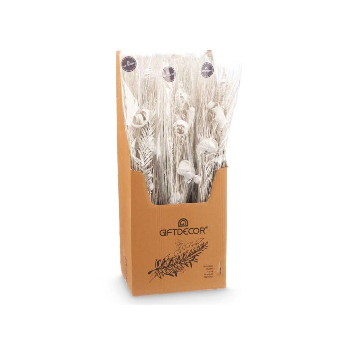Ramillete Blanco Metalico Giftdecor 22X100CM (8 Unidades) 2 Ramillete Blanco Metalico Giftdecor 22X100CM (8 Unidades) 2