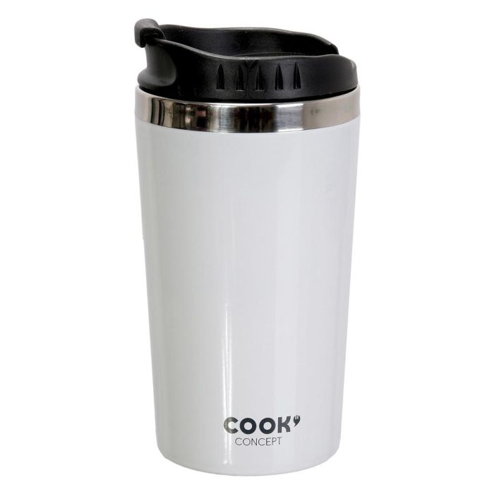 Cook Concept Mug Térmico Doble Pared Take Away Acero Inoxidable 350 Ml Negro 4