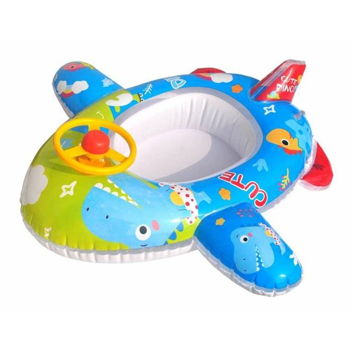 Barca infantil avion con volante 90cm 1 Barca infantil avion con volante 90cm 1