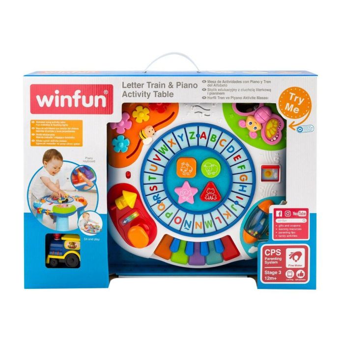 Centro de actividades Winfun Train & Piano 2 Unidades 42 x 34 x 37,7 cm 1 Centro de actividades Winfun Train & Piano 2 Unidades 42 x 34 x 37,7 cm 1