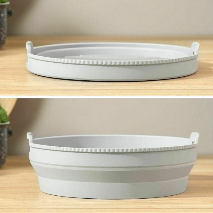 Pack Freidora de Aire y Cesta de Silicona Plegable InnovaGoods 24 Pack Freidora de Aire y Cesta de Silicona Plegable InnovaGoods 24