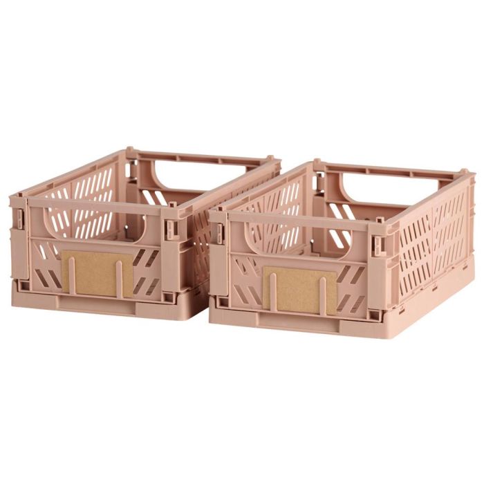 Day Juego de 2 Cajas Plegables 25x16,5 cm Color Arena Natural 2