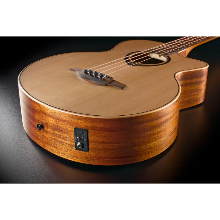 LAG Bajo Acústico Jumbo Hyvibe H2 10 A/E Cutaway Natural Electroacústico con Tecnología HyVibe 5 LAG Bajo Acústico Jumbo Hyvibe H2 10 A/E Cutaway Natural Electroacústico con Tecnología HyVibe 5