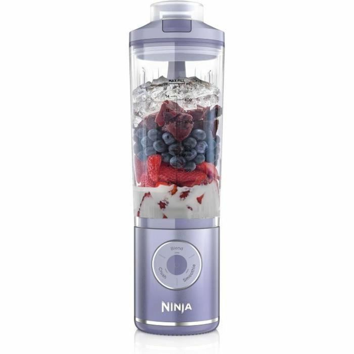 Ninja Licuadora Portátil Blast Max BC251EULD con Recipiente de 530 ml, Batería de 2h, Sin Cable, Sin BPA, Color Lavanda 0 Ninja Licuadora Portátil Blast Max BC251EULD con Recipiente de 530 ml, Batería de 2h, Sin Cable, Sin BPA, Color Lavanda 0