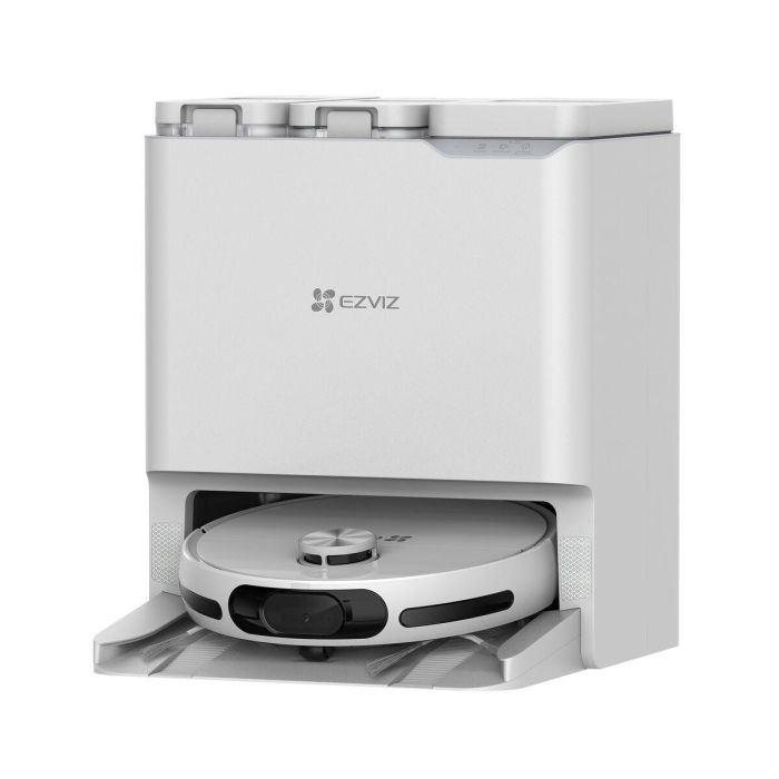 Ezviz EZV1726330905836 Robot aspirador con mopa, Cepillo lateral elevado, 7200 Pa, Limpieza con agua caliente a 60 °C 25