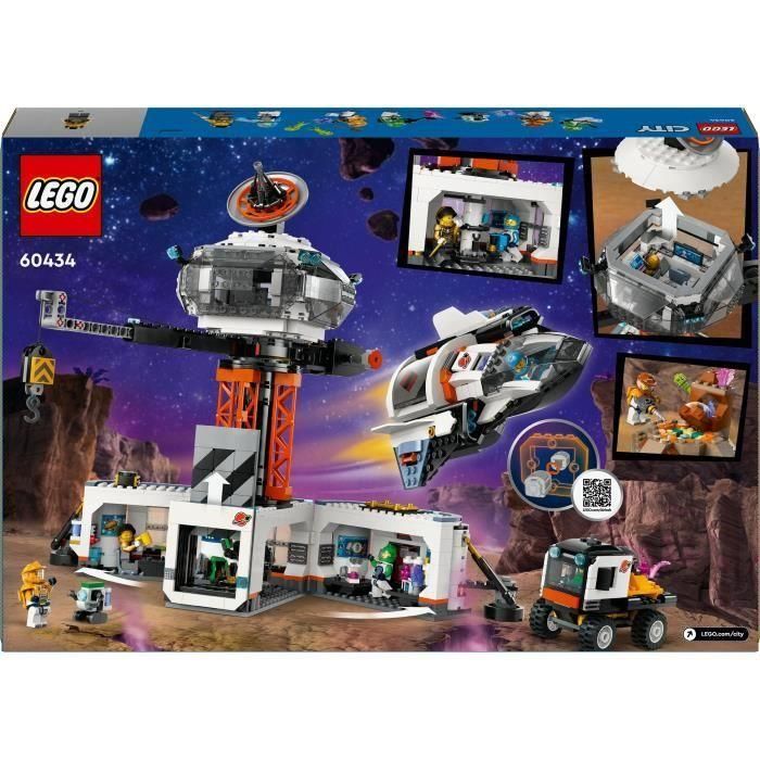 Lego City Base Espacial Y Plataforma de Lanzamiento 60434 - Set de Exploración Espacial con Nave, 6 Minifiguras y Robot 5 Lego City Base Espacial Y Plataforma de Lanzamiento 60434 - Set de Exploración Espacial con Nave, 6 Minifiguras y Robot 5