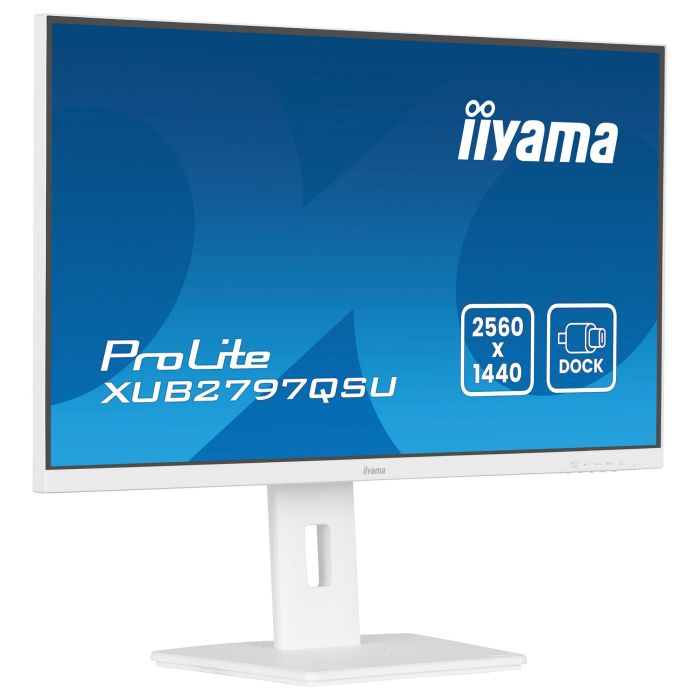 Iiyama Monitor 27" QHD IPS 100Hz XUB2797QSU-W2 con 1xHDMI, 1xDisplayPort, 2xUSB 3.2 y 300 cd/m²