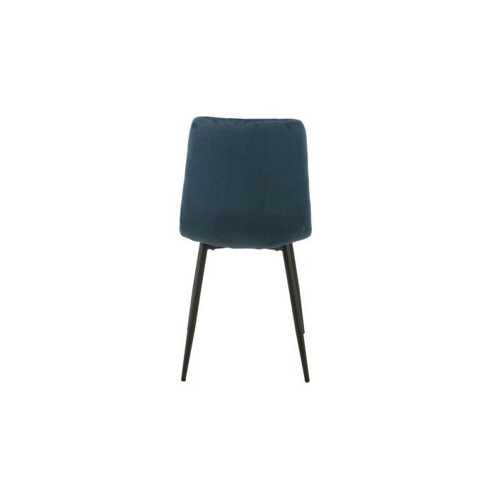 Silla Romimex Azul Terciopelo Metal 45 x 89 x 55 cm 1