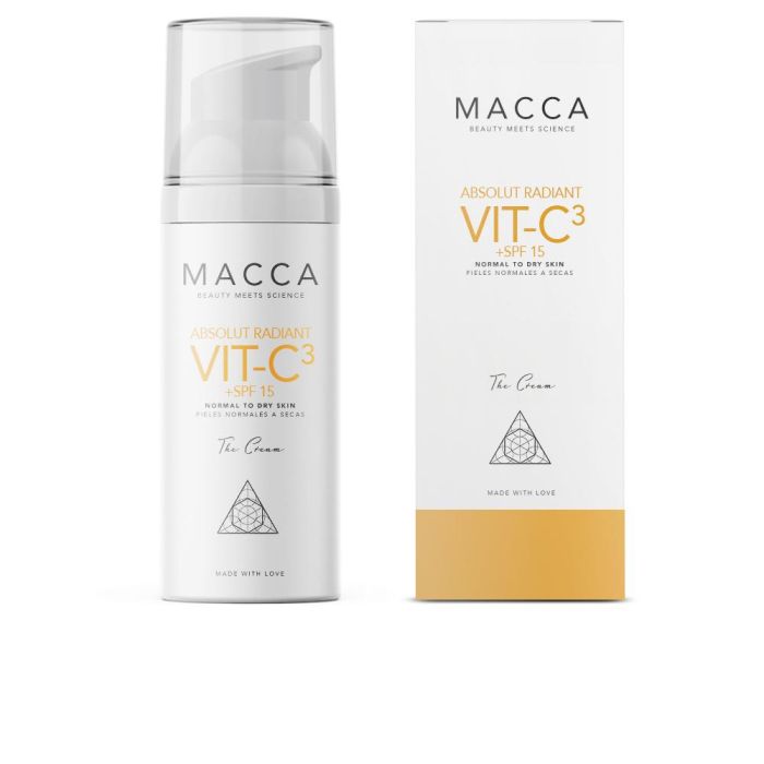 Macca ABSOLUT RADIANT VIT-C3 cream SPF15 para piel normal a seca 50 ml Macca ABSOLUT RADIANT VIT-C3 cream SPF15 para piel normal a seca 50 ml