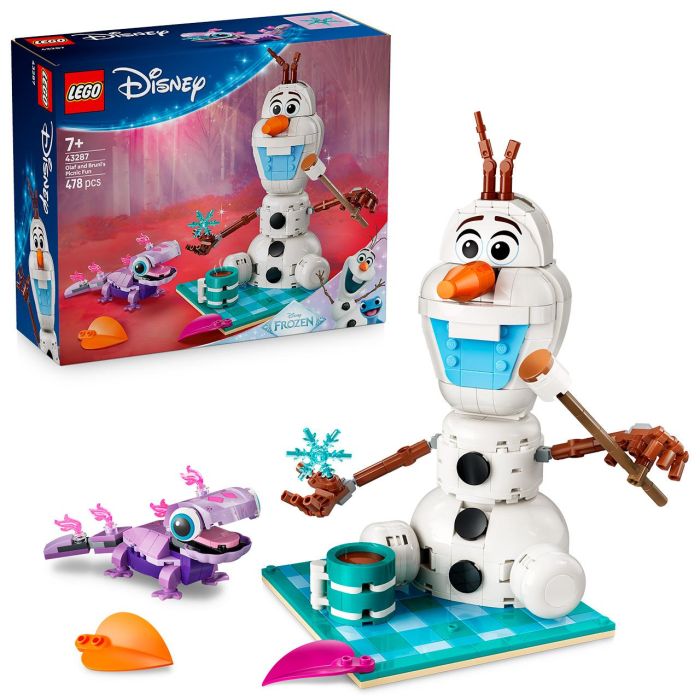 Lego 43287 Disney Frozen Divertido Picnic de Olaf y Bruni Set de Construcción con 478 Piezas 0 Lego 43287 Disney Frozen Divertido Picnic de Olaf y Bruni Set de Construcción con 478 Piezas 0