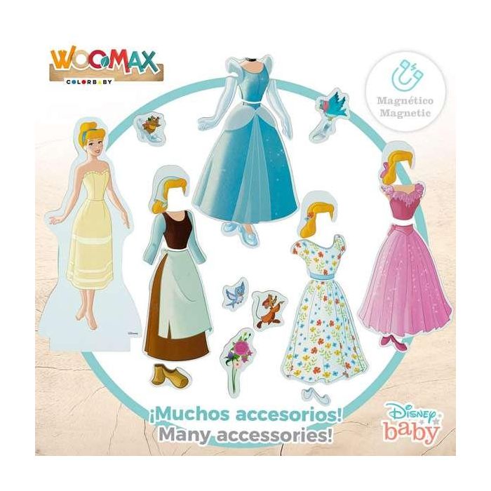 Encajable de madera vestidos disney princesa 32x28 cm 8 Encajable de madera vestidos disney princesa 32x28 cm 8