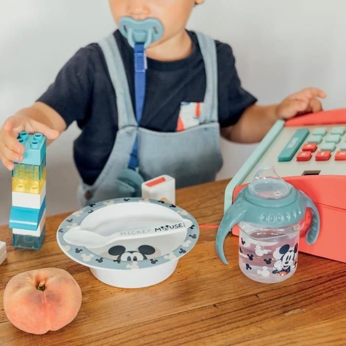 Set Comida Microondas Bowl + Cuchara Mickey 3 Set Comida Microondas Bowl + Cuchara Mickey 3