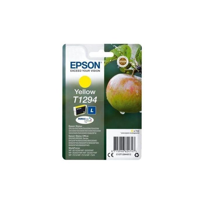 Ink-Jet Epson Stylus 1294 Amarillo Sx420 W - 425 W - Office Bx305F - Bx320F -Alta Capacidad-