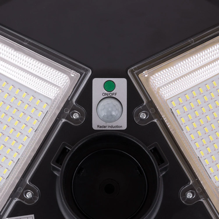 HO-SOLARSTSMD90W-W Luminaria Solar LED 90W 9.000Lm 4000K IP67 Crepuscular con Sensor de Movimiento Mando a Distancia 2 HO-SOLARSTSMD90W-W Luminaria Solar LED 90W 9.000Lm 4000K IP67 Crepuscular con Sensor de Movimiento Mando a Distancia 2