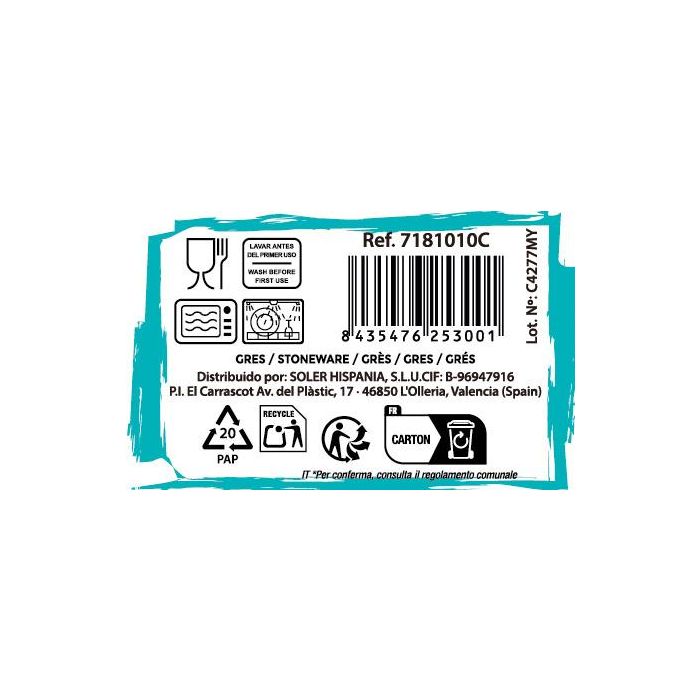 Inde Mug "Coco" 350 cc (48 Unidades) 31 Inde Mug "Coco" 350 cc (48 Unidades) 31