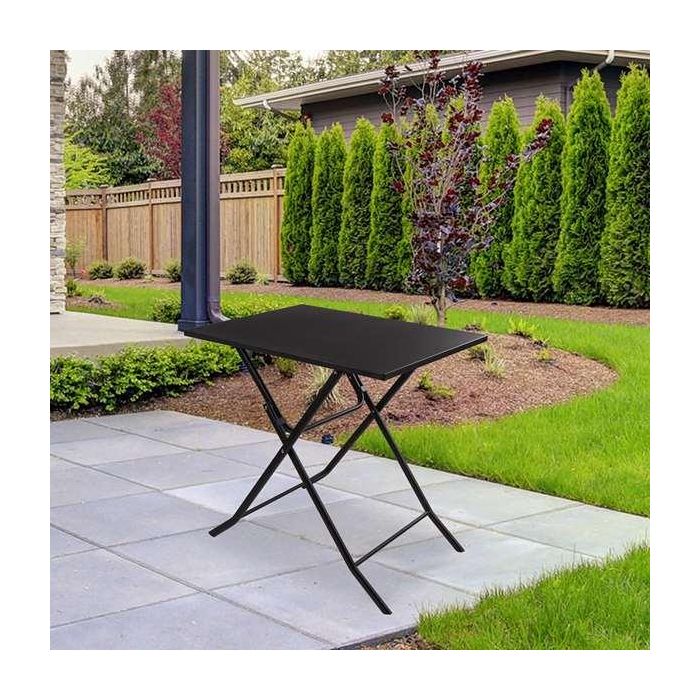 Aktive Mesa Cuadrada Plegable Metal 70x50x70 cm 6