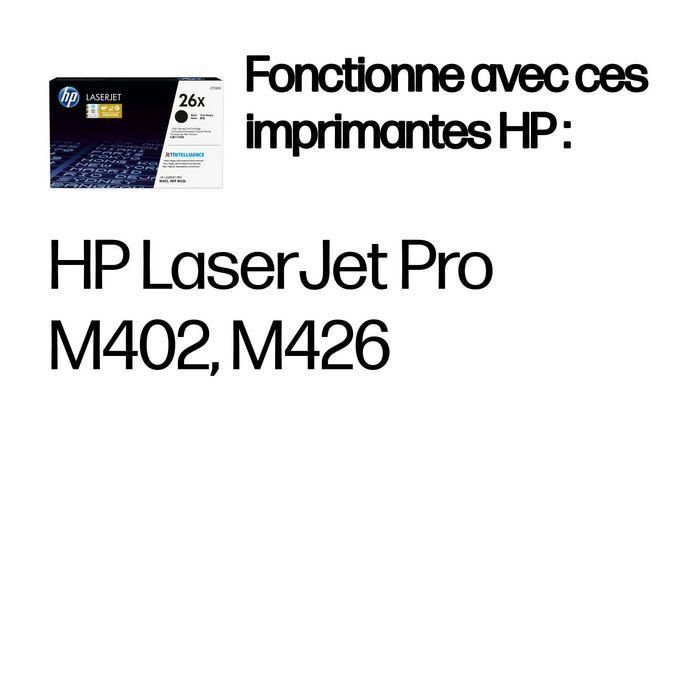 Hp Toner Negro Laserjet Pro M402Dn - M402N- M402D - M426Dw - M426Fdn - M426Fdw - 26X 4