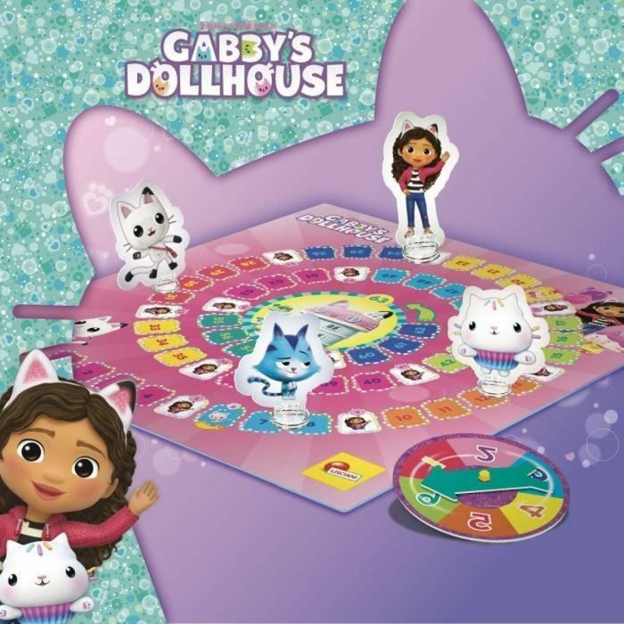 Liscianigiochi LIS8008324112029 Juego de la Oca Gabby y la Casa Mágica, Juego de Mesa para Niños a Partir de 3 Años 3
