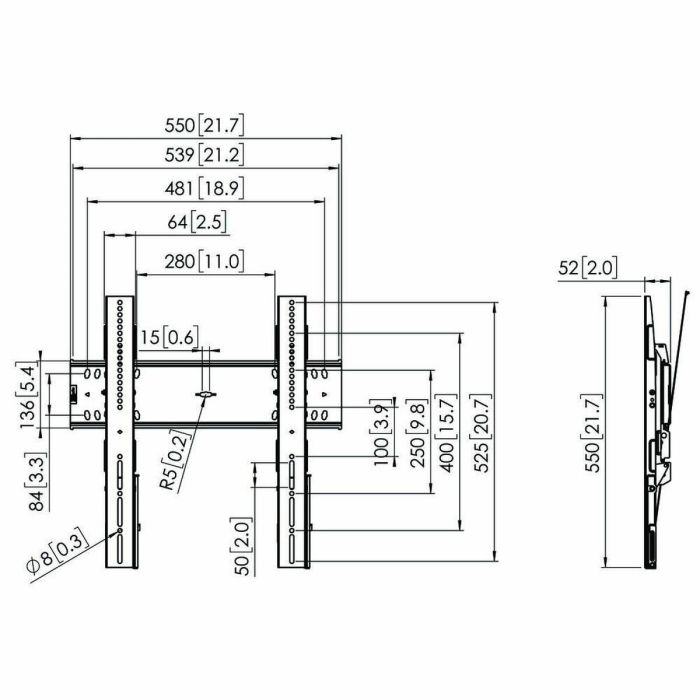 Soporte TV Vogel's 7364100 65" 43" 75 Kg 1