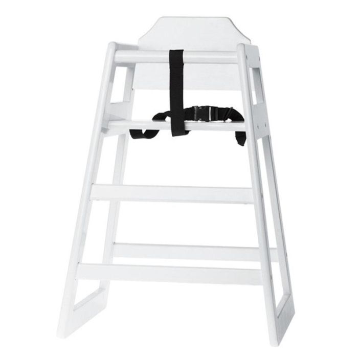 TABLECRAFT - 63EU - Trona de madera - 52 x 52 x 76 cm - Blanco