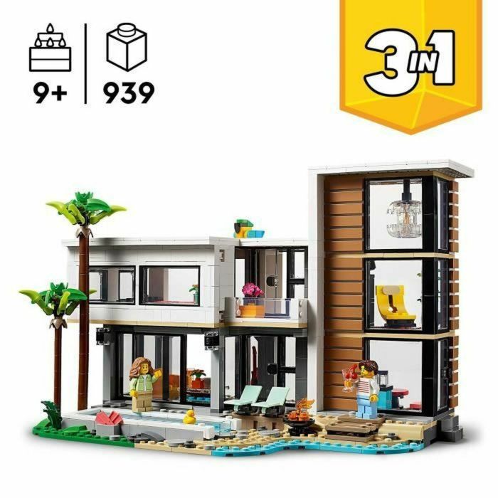 LEGO Creator 31153 The Modern House: transfórmate en un edificio o chalet de 3 plantas 5