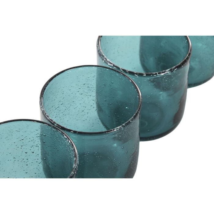 Vaso Basicos DKD Home Decor Turquesa 8.3 x 9.3 x 8.3 cm Set de 6 1 Vaso Basicos DKD Home Decor Turquesa 8.3 x 9.3 x 8.3 cm Set de 6 1