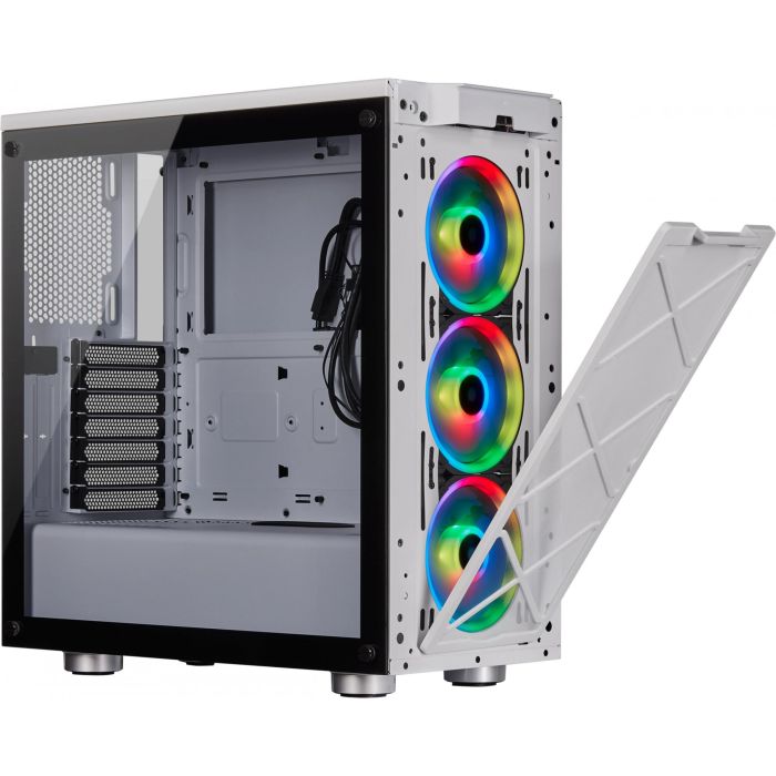 CORSAIR Midi Crystal 465X Tempered Glass Smart Case (W) 3 CORSAIR Midi Crystal 465X Tempered Glass Smart Case (W) 3