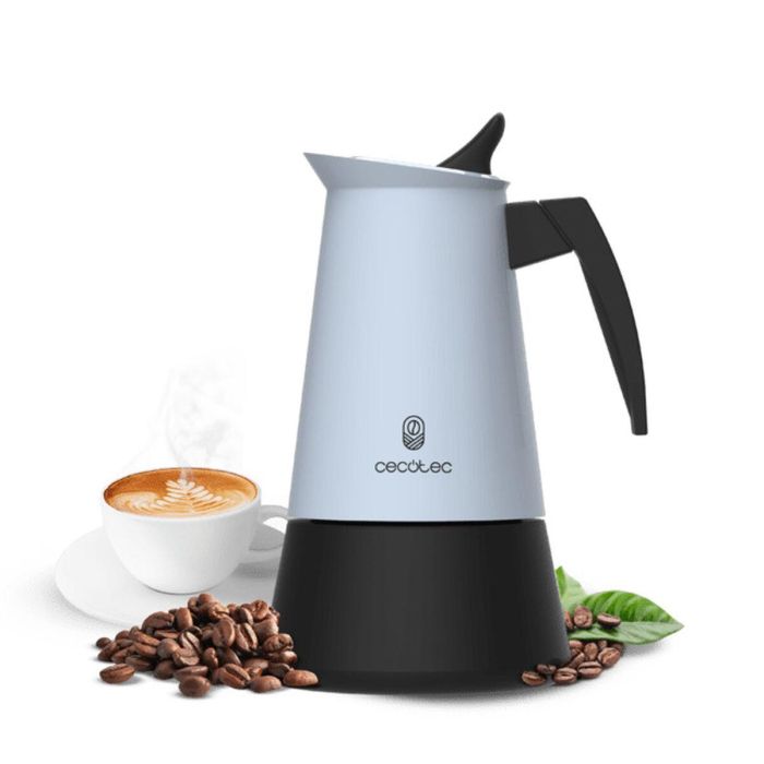 Cafetera Italiana Cecotec Piccolina 900 Azul 10 Tazas 450 ml