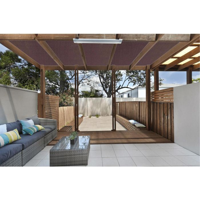 Fun And Go Malla de Ocultacion Premium Marrón 1 x 5 m Polietileno Monofilamento 230g/m² 2