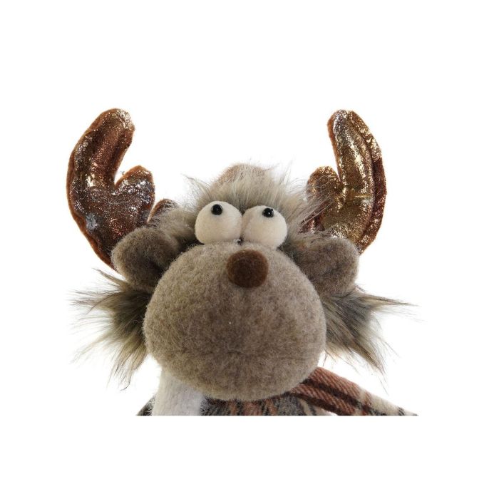 Figura DKD Home Decor Marron 12 x 35 x 14 cm (2 Unidades) 5 Figura DKD Home Decor Marron 12 x 35 x 14 cm (2 Unidades) 5