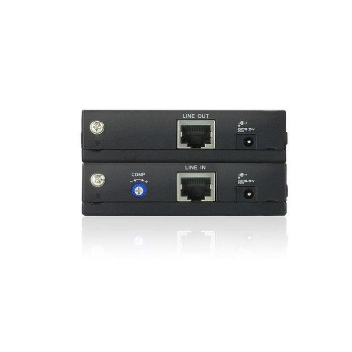 Aten VE150A-AT-G Extensor Audio/Video Transmisor y Receptor, 1280x1024 Pixeles, 150m, Negro 1