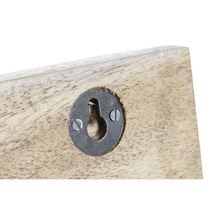 DKD Home Decor Perchero Pared Rk 22 Estilo Indio Folk Multicolor Blanco Mango y Cerámica 48.5 x 5 x 17.5 cm (2 Unidades) 4