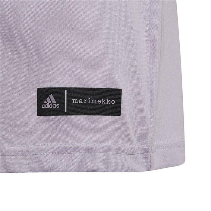 Camiseta de Manga Corta Infantil Adidas Marimekko Ciruela