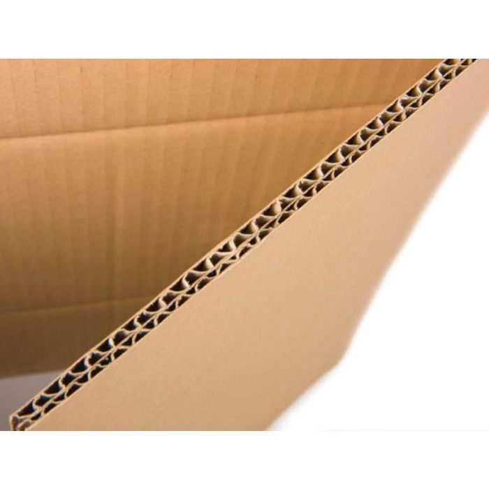 Caja Para Embalar Q-Connect Americana Ultrarresistente Carton Reciclado Canal Doble 7 mm Color Kraft 420x200x300 mm 15 unidades 4