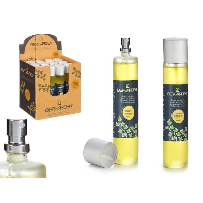 Ambientador Citronela Spray 100 Ml Crist Ibergarden 3X19CM (24 Unidades) Ambientador Citronela Spray 100 Ml Crist Ibergarden 3X19CM (24 Unidades)