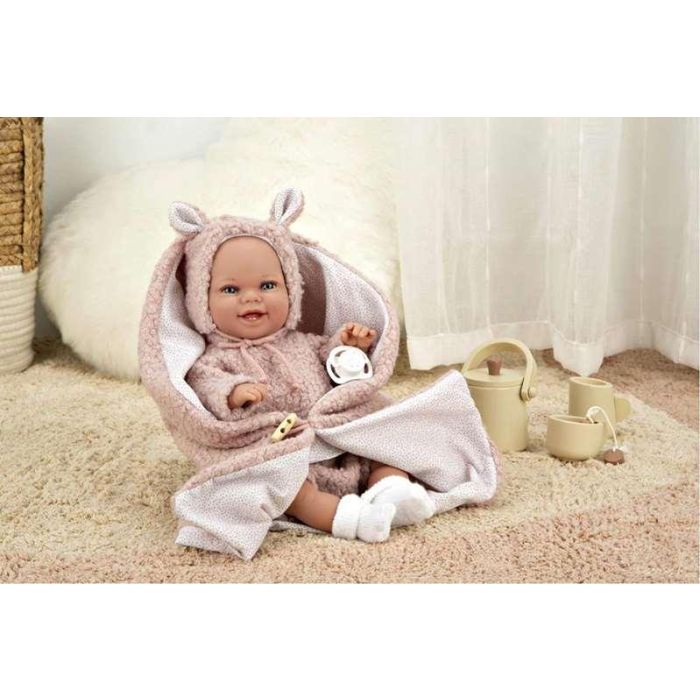 Muñeca elegance babyto rosa con manta (muñeca de peso) 35 cm cuerpo blando 13 Muñeca elegance babyto rosa con manta (muñeca de peso) 35 cm cuerpo blando 13