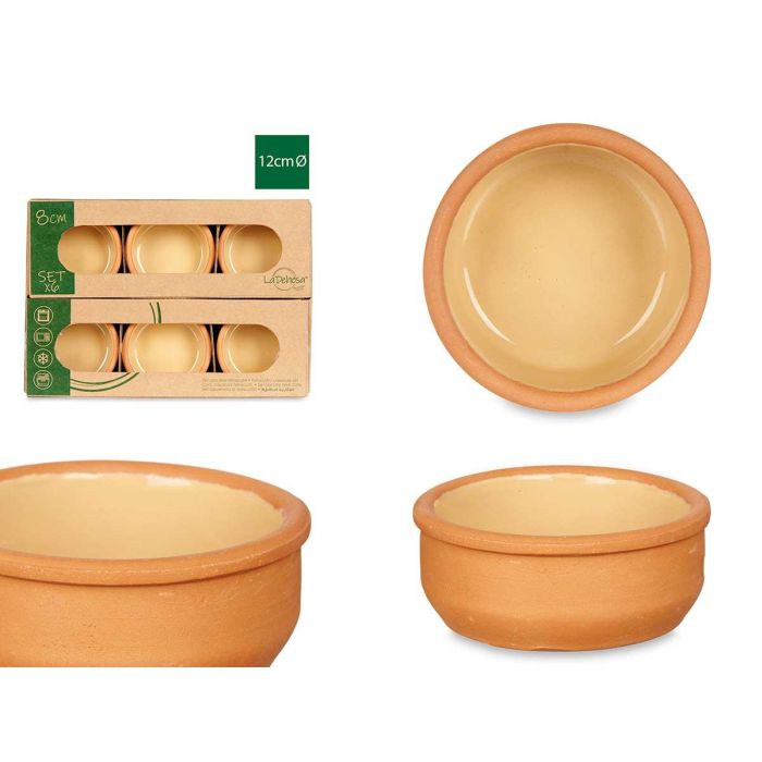 Set 6 Cazuelas Barro 8 Cm Color Mostaza La Dehesa (10 Unidades) Set 6 Cazuelas Barro 8 Cm Color Mostaza La Dehesa (10 Unidades)