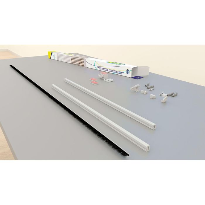 Kit para limpieza de persianas en ventanas con marco embutido en el muro exterior 1 Kit para limpieza de persianas en ventanas con marco embutido en el muro exterior 1