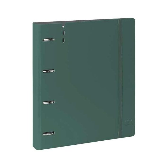 Carpeta Con Recambio Safta Din A4 Cuadro 5 mm Polipropileno Foam 4 Anillas 35 mm Verde Oscuro 2 Carpeta Con Recambio Safta Din A4 Cuadro 5 mm Polipropileno Foam 4 Anillas 35 mm Verde Oscuro 2