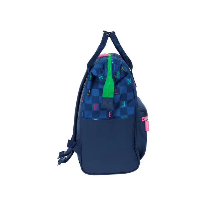 Mochila Escolar Benetton benetton Azul marino 27 x 40 x 19 cm 2