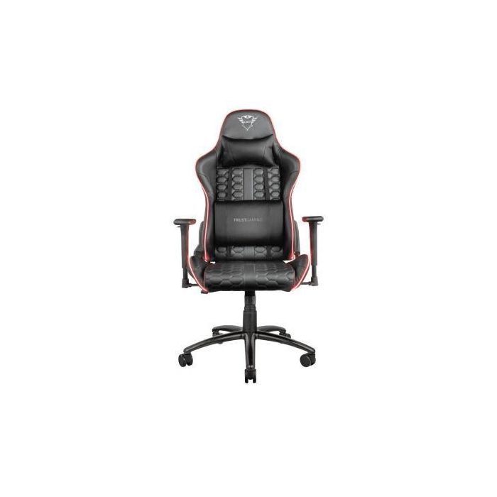 SILLA GAMER TRUST GAMING GXT 717 RAYZA RGB - ILUMINACIÓN LED - CILINDRO GAS CLASE 4 -RESPALDO RECLINABLE - BASTIDOR METÁLICO - PESO MÁX. 150KG 1